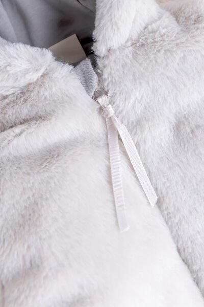 Premium Kalite Peluş  Pamuk Penye Astarlı Ayıcık Fiğürlü Kışlık Kız-Erkek Bebek Tulum BEJ - 3 Ay