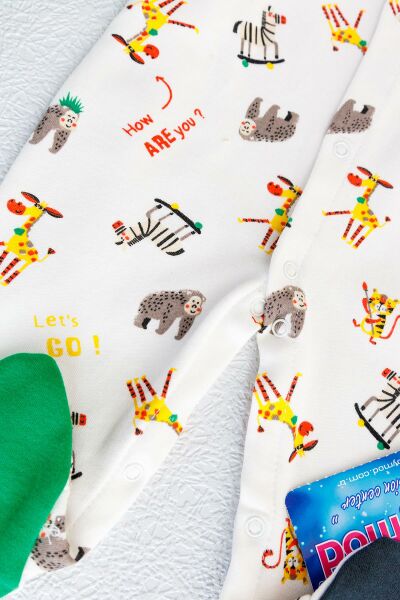 Maceracı Bebek Organik 10'lu Yeşil Erkek Bebek Seti Hastane Çıkışı