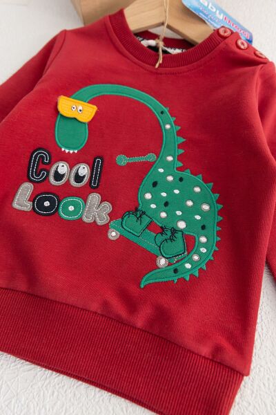 Cool Dino Figürlü İkili Erkek Bebek Takım