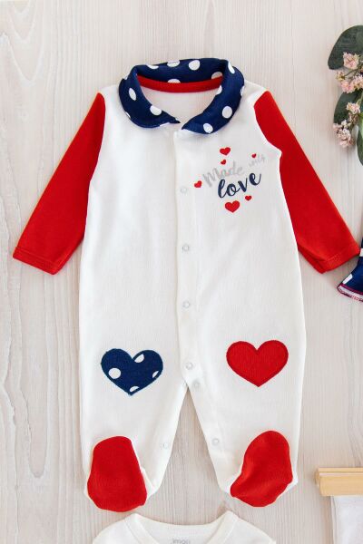 Baby Love Temalı Tulumlu Kız Bebek Hastane Çıkışı Baby Sets