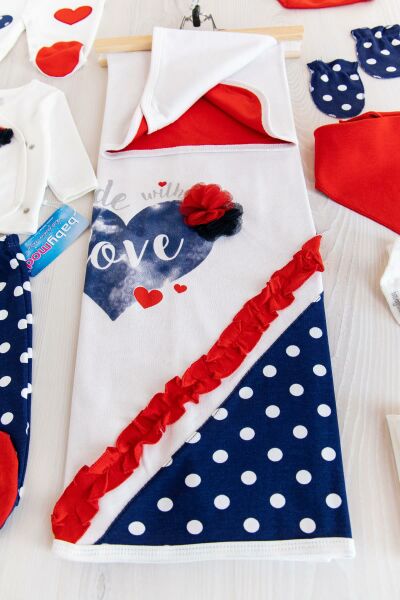 Baby Love Temalı Tulumlu Kız Bebek Hastane Çıkışı Baby Sets
