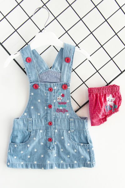Bebek Kot Salopet Jile Kot Elbise Layette