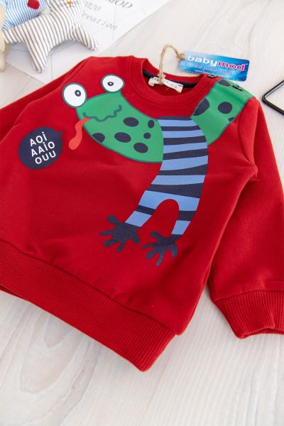 Kurbağa Figürlü Erkek Bebek Takım