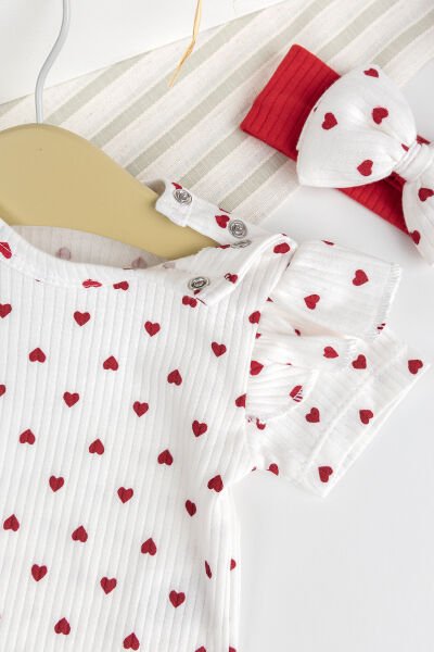 Kız Bebek Fiyonklu Bandanalı Yazlık %100 Pamuk Şık Elbise Etek Jile Dogum Günü Özel Gün Takım