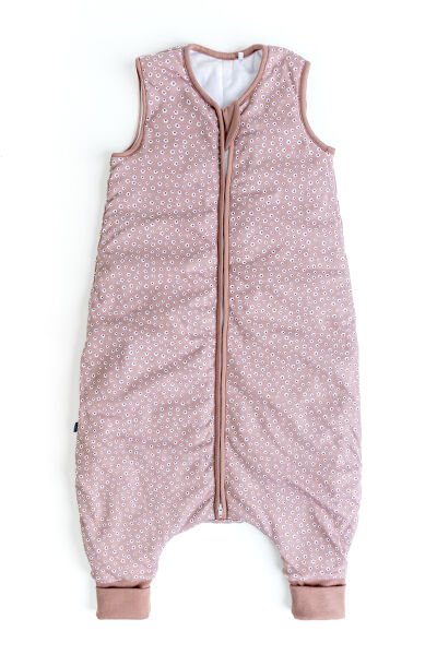 Premium Kalite 2,5 Tog 100% Pamuk Penye Astarlı Kız -Erkek Çocuk Uyku Tulumu KAHVERENGİ - 1 Yaş