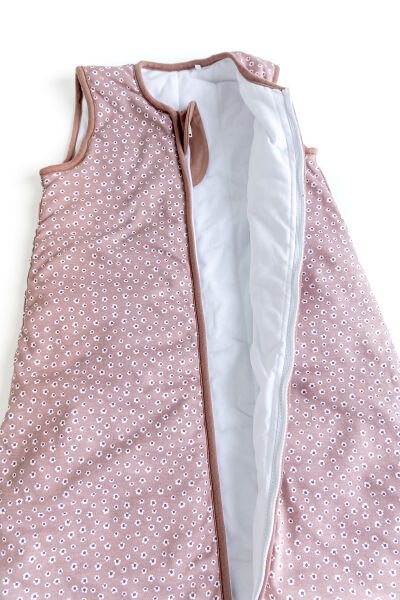 Premium Kalite 2,5 Tog 100% Pamuk Penye Astarlı Kız -Erkek Çocuk Uyku Tulumu KAHVERENGİ - 1 Yaş