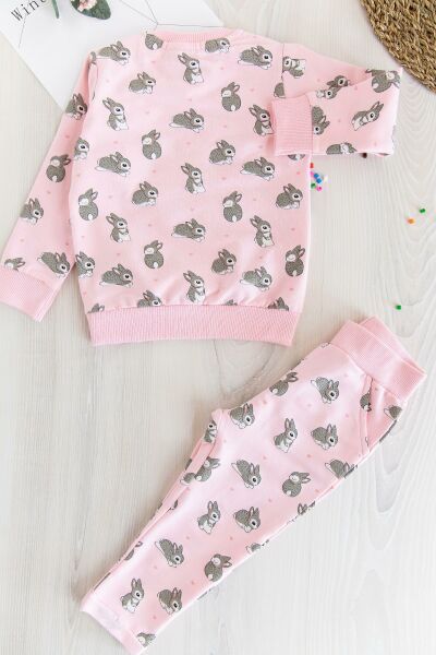 Little Star Tavşanlı Kız Bebek Takım