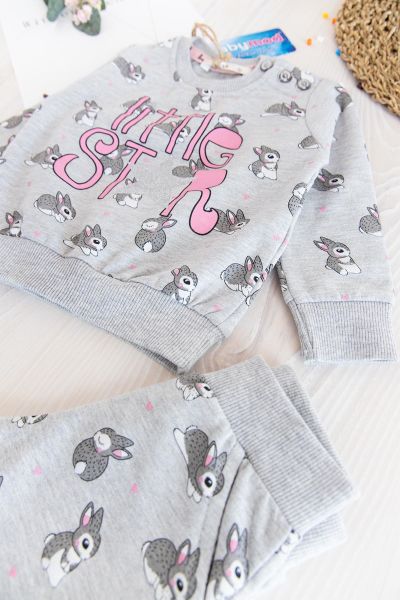 Little Star Tavşanlı Kız Bebek Takım