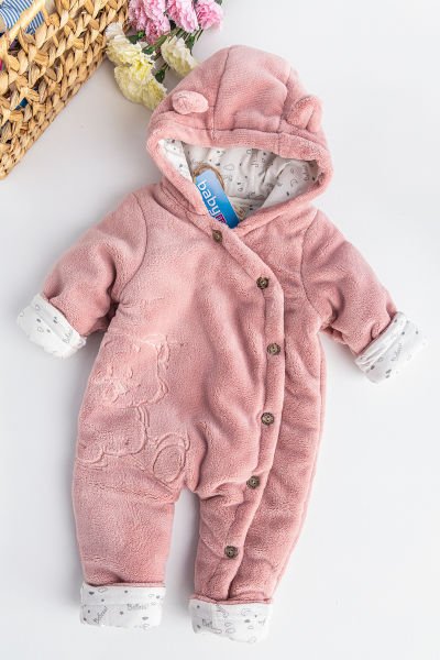 Ayıcık Figürlü Welsoft Peluş Astronot  Bebek Tulum