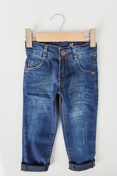 Denim Kumaş Erkek Çocuk Kot Pantolon