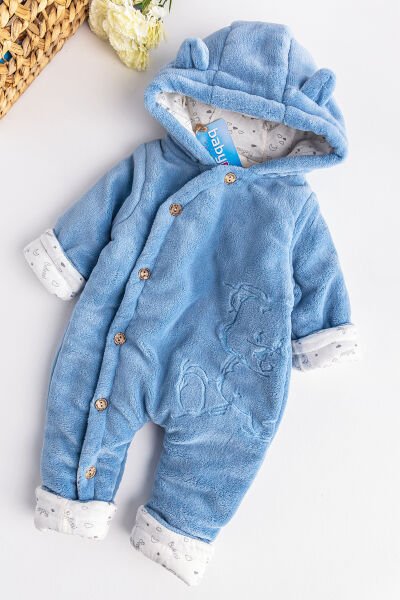 Ayıcık Figürlü Welsoft Peluş Astronot  Bebek Tulum