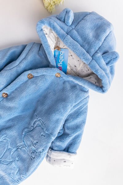 Ayıcık Figürlü Welsoft Peluş Astronot  Bebek Tulum