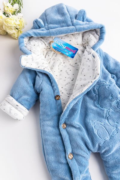 Ayıcık Figürlü Welsoft Peluş Astronot  Bebek Tulum