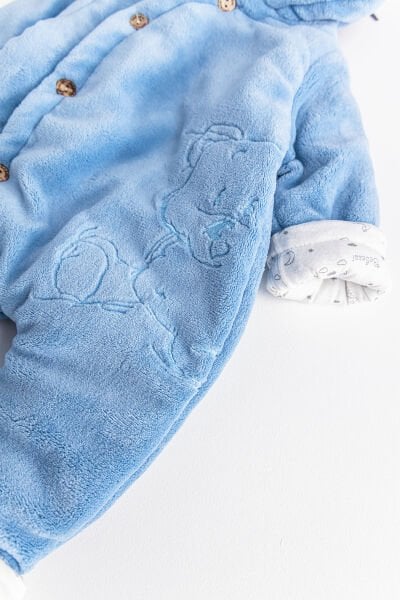 Ayıcık Figürlü Welsoft Peluş Astronot  Bebek Tulum