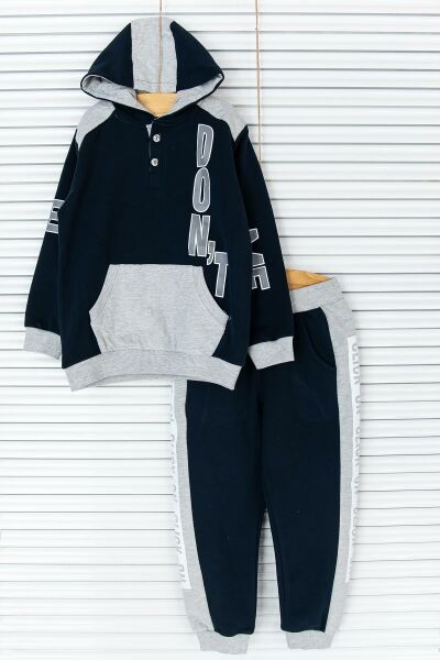 Erkek Çocuk Kapüşonlu Eşofman Takımı