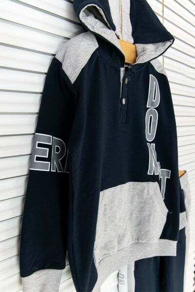 Erkek Çocuk Kapüşonlu Eşofman Takımı