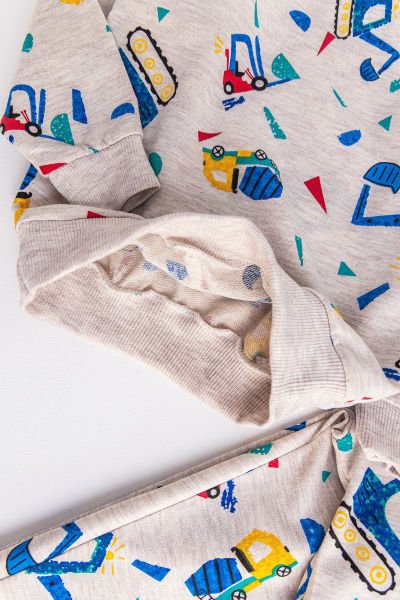 Araba Figürlü Erkek Çocuk Pijama Takımı