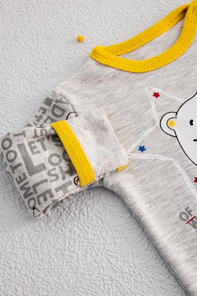 Cute Bear Patikli Kendinden Eldivenli Bebek Takım