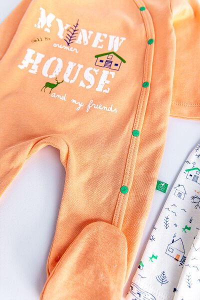 My House Bebek Tulum Uzun Kollu İkili Bebek Tulum