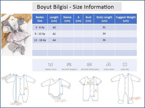 Çiçek Desenli Fırfırlı Kız Bebek Tulum Salopet Takım