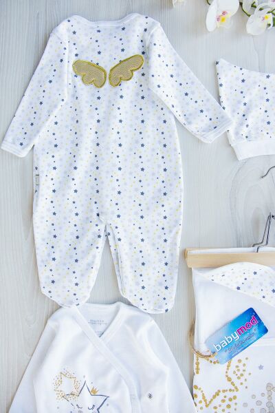 Little Stars Tulumlu Kız Bebek Hastane Çıkışı Zıbın Seti