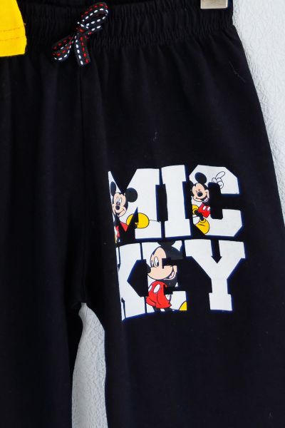 Mickey Mouse Desenli Erkek Çocuk Takım SARI - 3-4 Yaş