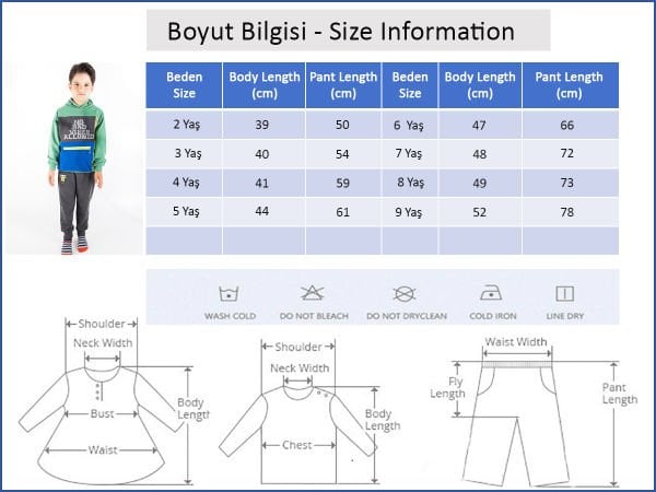 Fermuar Detaylı Kapüşonlu Erkek Çocuk Eşofman takımı