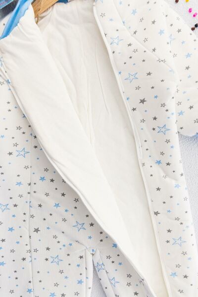 Erkek Bebek Yıldızlı Erkek Bebek Uyku Tulumu