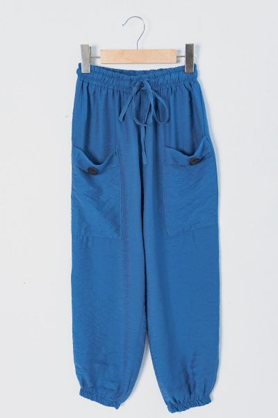 Cepli Kız Çocuk Jogger Pantolon