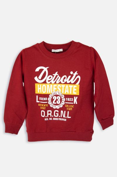 Acar Erkek Çocuk Sweat BORDO -  7-8 Yaş