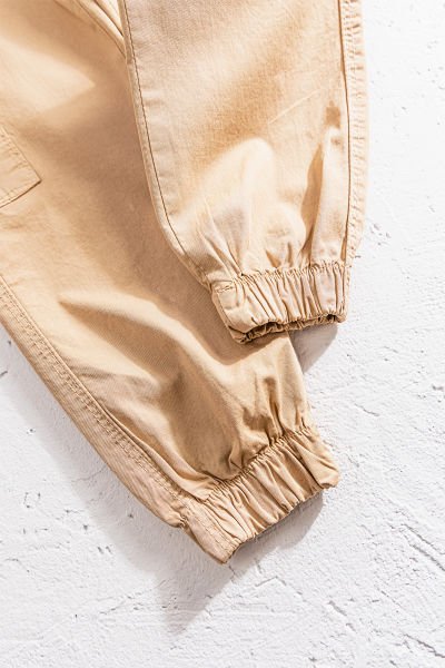 Gabardin Kumaş Salaş Kesimli Erkek Çocuk Kargo Pantolon Camel - 3 Yaş
