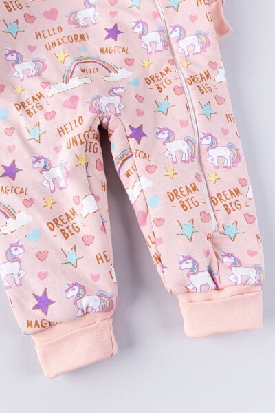 Gökkuşağı Temalı Kız Bebek/Çocuk Uyku Tulumu SOMON - 5 Yaş