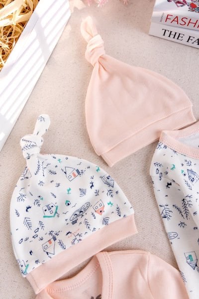 Kız Bebek Tulum İkili Uzun Kollu Tulum Takım