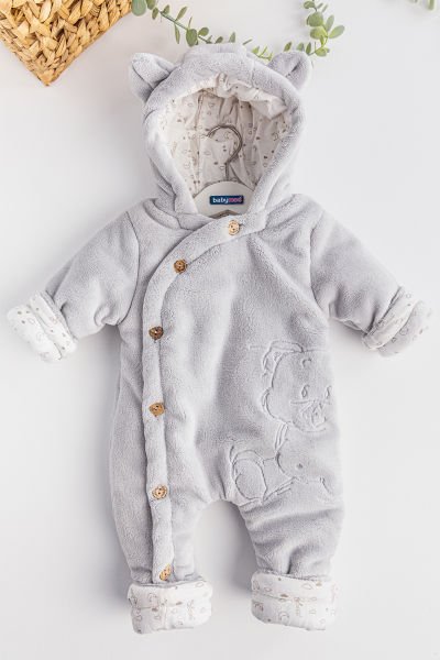 Ayıcık Figürlü Welsoft Peluş Astronot  Bebek Tulum