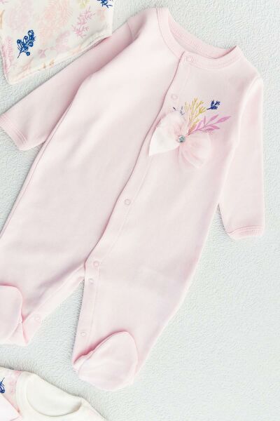 Baby Swan 8 Parça Kız Bebek Hastane Çıkışı Bebek Seti