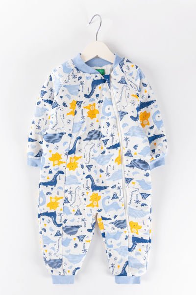 Dino Figürlü Erkek Bebek Çocuk Uyku Tulumu
