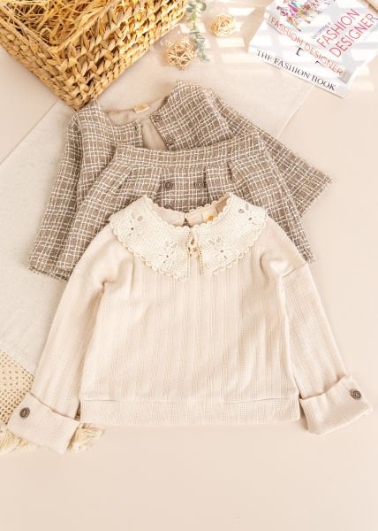 Üçlü Şık Özelgün Kız Çocuk Takım