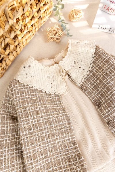 Üçlü Şık Özelgün Kız Çocuk Takım