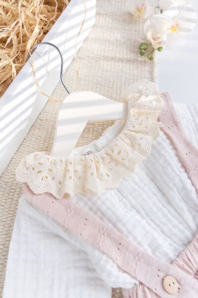 Fistolu 100% Pamuk Kız Bebek Elbise