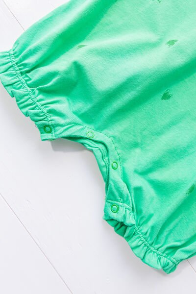 Kız Bebek Yeşil Yazlık Tulum