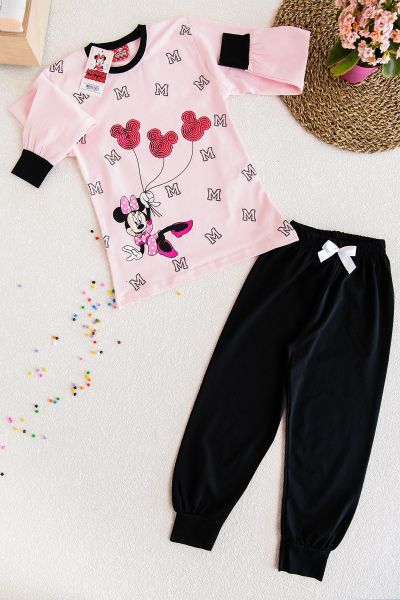 Mini Mouse Kız Çocuk Pijama Takımı