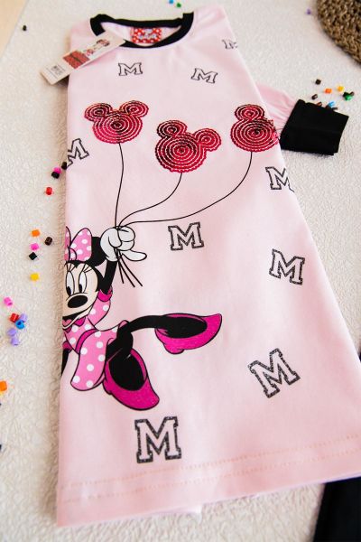 Mini Mouse Kız Çocuk Pijama Takımı