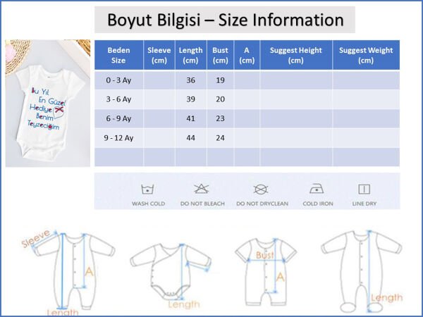 Yazı Baskılı Kısa Kollu Bebek Çıt Çıtlı Body Bebek Zıbın