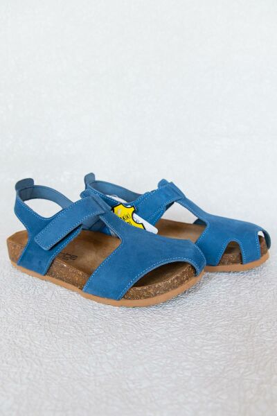 Hakkiki Deri Çocuk Sandalet Çocuk Sandaletleri