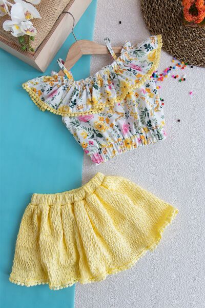 Kız Çocuk Etek Bluz Takım Children's Sets