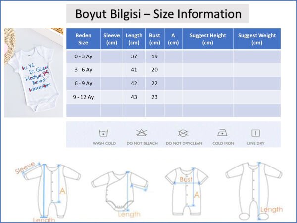 Yazı Baskılı Kısa Kollu Bebek Çıt Çıtlı Body Bebek Zıbın