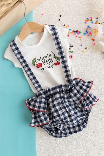 Kız Bebek Tulum Body Salopet Takım Baby's Sets