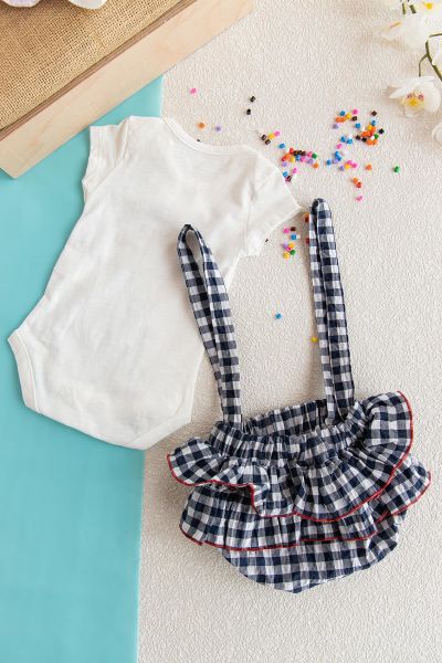 Kız Bebek Tulum Body Salopet Takım Baby's Sets