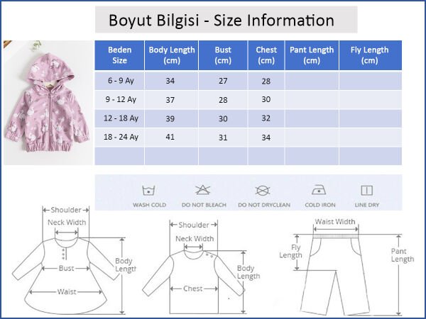 Kuğu Desenli Kapüşonlu Kız Bebek Hırka Gül kurusu -  9-12 AY