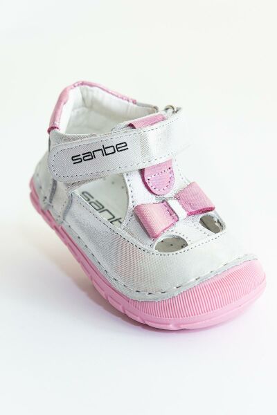Sanbe Kız Bebek Deri İlkadım Ayakkabı